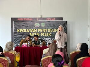 Beri Pemahaman,Satgas TMMD 125 Gelar Penyuluhan Kesehatan untuk Warga Kavling Sambau IV