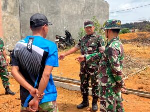 Dandim 0316/Batam Tinjau Lokasi TMMD 125,Pastikan Pengecoran Tepat Sasaran dan Berjalan Lancar