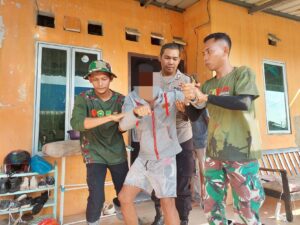 Bantu Evakuasi Warga dengan Gangguan Jiwa,Satgas TMMD 125 bawa Ke UPTD Dinas Sosial Nilam Suri